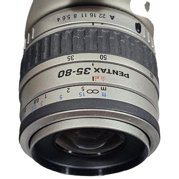 Pentax ZX-60 35mm SLR Film Camera 35-80mm 5322861 NOT TESTED AS IS - Picture 2 of 15